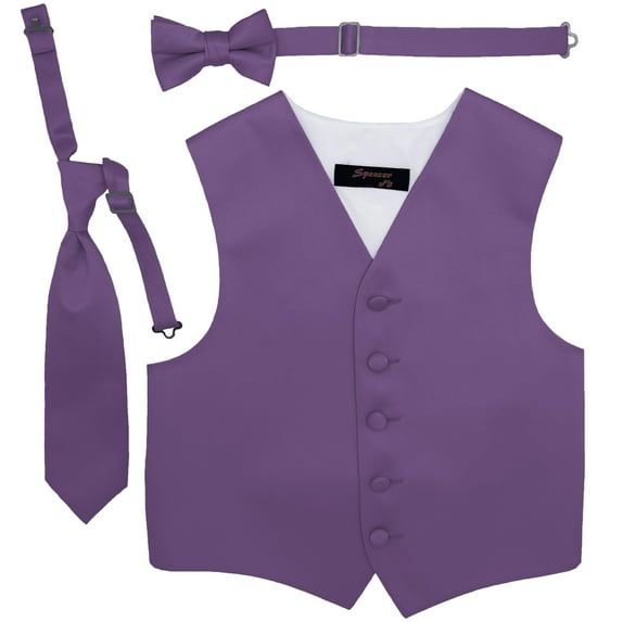 Tahiti Boys Satin Vest Spencer J - Boys 9-10
