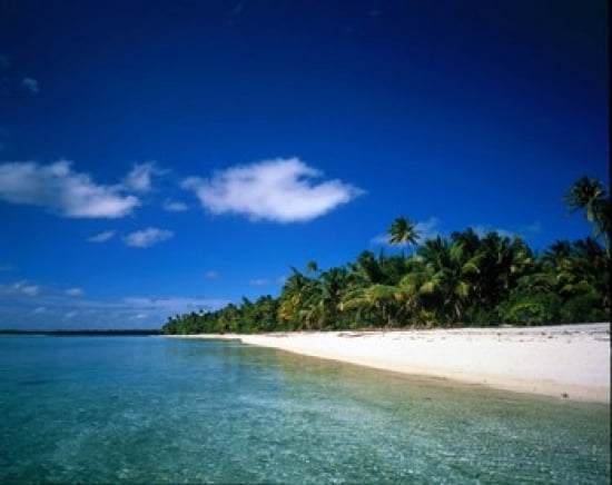 Tahiti French Polynesia Canvas Art - Panoramic Images (36 x 32)