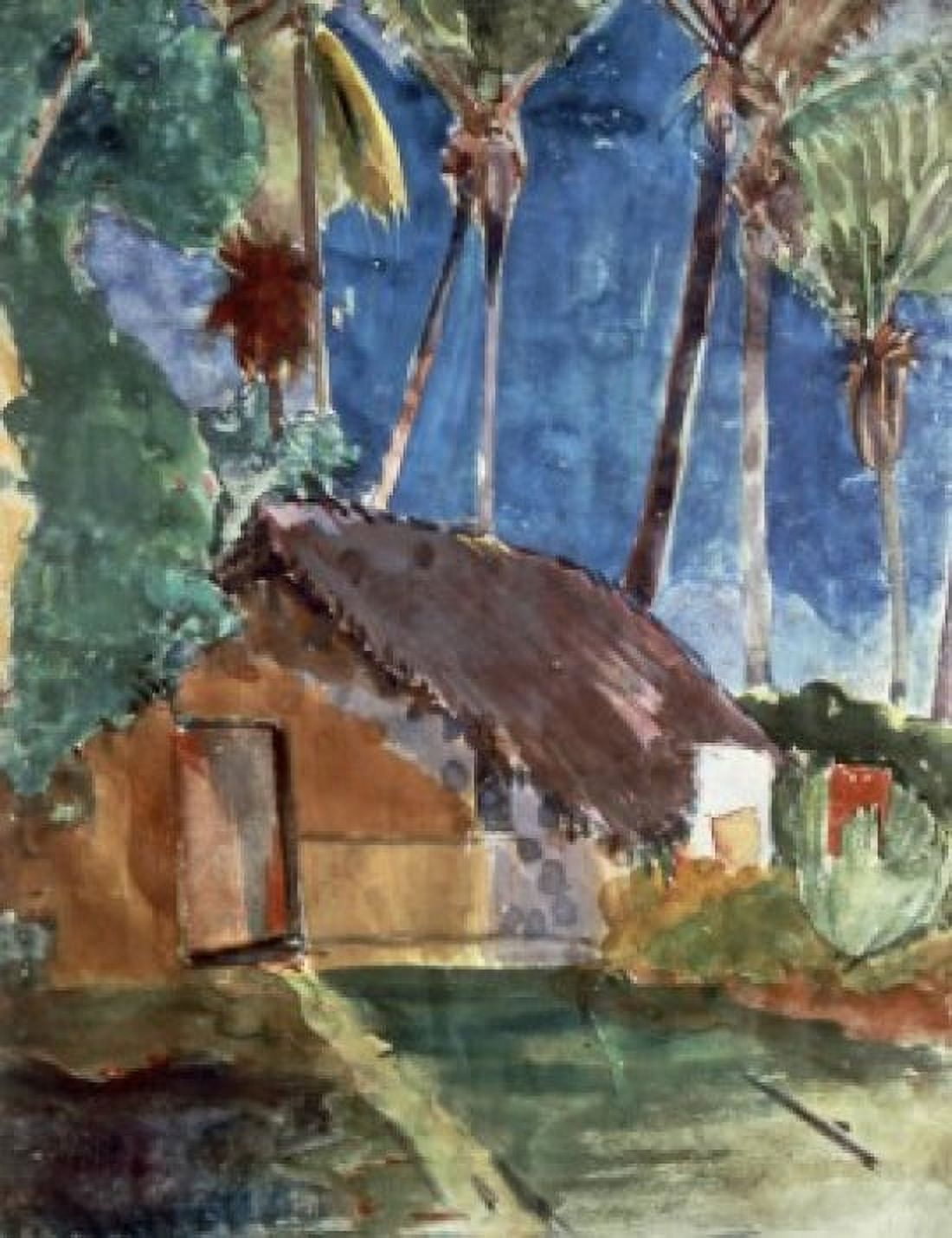 Tahiti Landscape Paul Gauguin (1848-1903French) Oil on Canvas Canvas Art - Paul Gauguin (18 x 24)