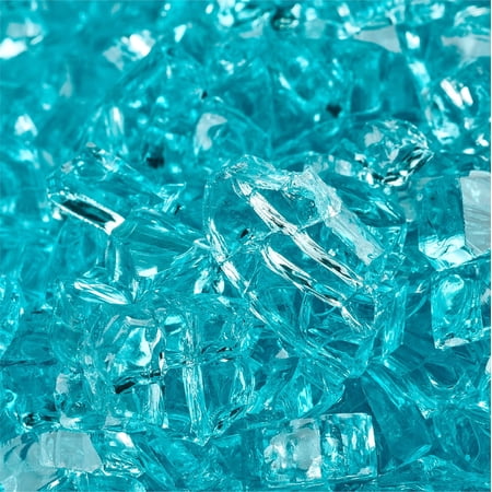 Tahitian Blue Fire Pit Glass | 1/4", 10 lbs