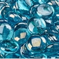 thumbnail image 1 of Tahitian Blue Fire Pit Glass Beads | 3/4", Semi-Reflective, 10 lbs, 1 of 4