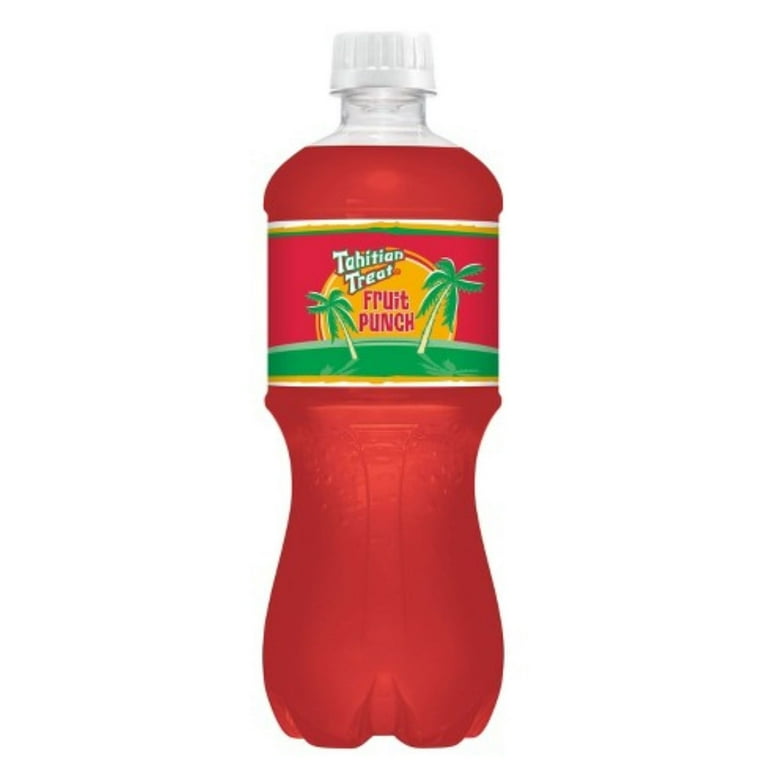 Tahitian Treat Fruit Punch Soda, 20oz Bottles, Pack of 12