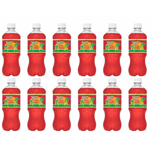 Tahitian Treat Soda Pop Plastic Bottles, 12 Pack, 20 oz
