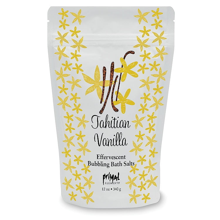 Tahitian Vanilla 12 oz Bubbling Bath Salts