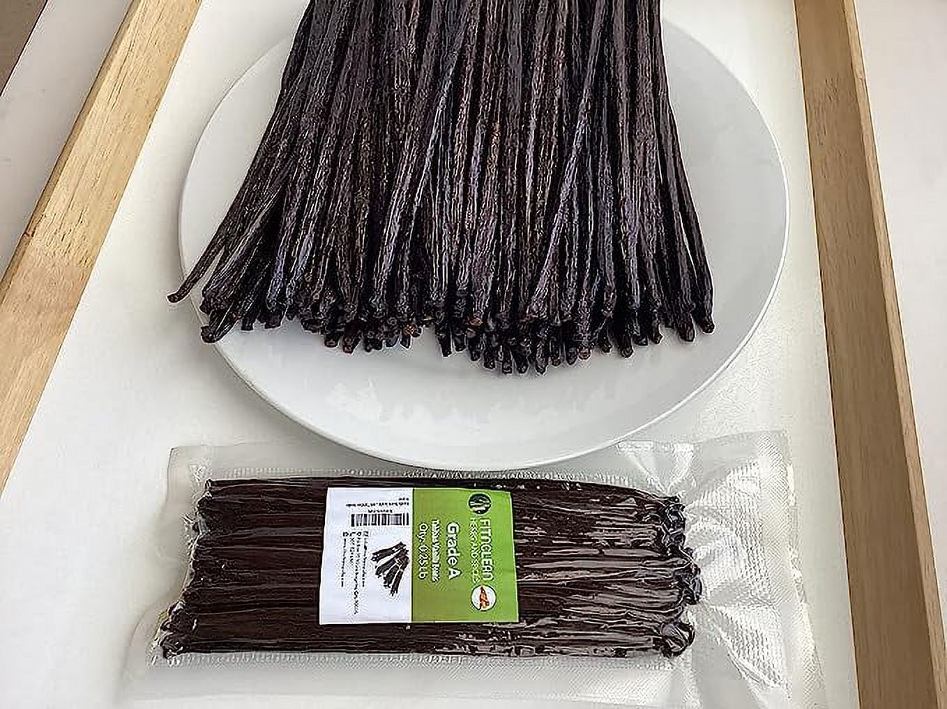 Fitnclean Tahitian Vanilla Beans for Making Extract, Fresh Gourmet