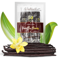 thumbnail image 1 of Tahitian Vanilla Pods - Grade A - Ideal for Baking, Homemade Extract, and Cooking, 1 of 6