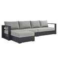 thumbnail image 1 of Tahoe 3-Piece Left-Facing Chaise Sectional Sofa Set in Gray Gray, 1 of 8