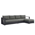 thumbnail image 1 of Tahoe 3-Piece Right-Facing Chaise Sectional Sofa Set in Gray Charcoal, 1 of 8