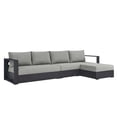 thumbnail image 1 of Tahoe 3-Piece Right-Facing Chaise Sectional Sofa Set in Gray Gray, 1 of 8