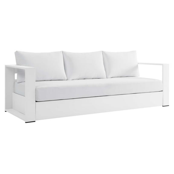 Tahoe Aluminum Outdoor Patio Sofa - Modern, Durable, and Weatherproof