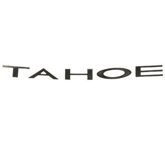 Tahoe Boat Lettering Decal 166243 | 23 3/4 x 1 3/4 Inch Black Raised