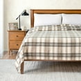 thumbnail image 1 of Tahoe Heavyweight Oversized Washable French Wool Plaid Twin Blanket, Deer, 1 of 9