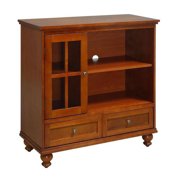 Tahoe Highboy TV Stand, Cherry - 36.5 x 15.5 x 36 in.