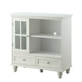 thumbnail image 1 of Tahoe Highboy TV Stand - White, 1 of 6
