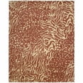 thumbnail image 1 of Tahoe Modern Rust/Beige Area Rug, 1 of 5