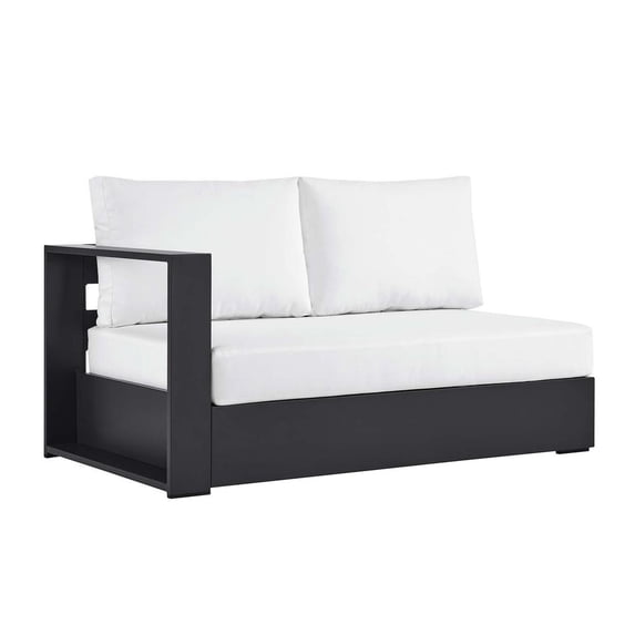 Tahoe Modular Left-Facing Loveseat in Gray White
