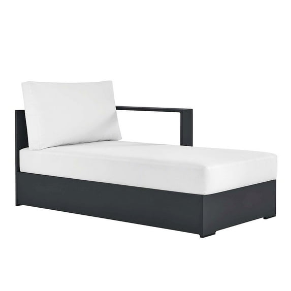 Tahoe Modular Right-Facing Chaise Lounge in Gray White