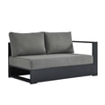 thumbnail image 1 of Modway Tahoe Outdoor Patio Powder-Coated Aluminum Modular Right-Facing Loveseat in Gray Charcoal, 1 of 9