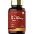 thumbnail image 1 of Tahoe Nutritionals Zinc Supplement 100mg with Vitamin C | 180 Softgels | by Carlyle, 1 of 8