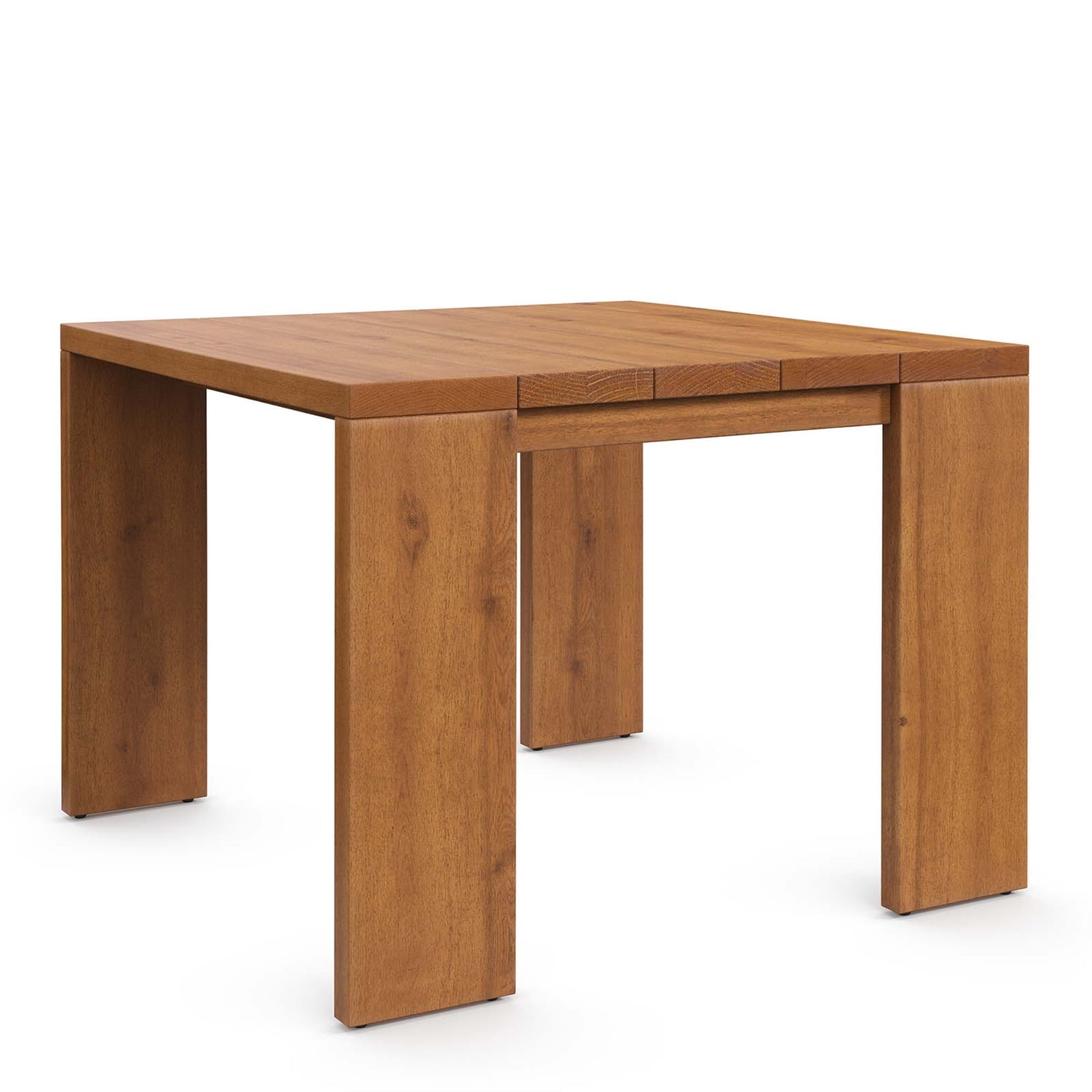 Natural Acacia Wood Outdoor Patio Side Table