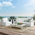 thumbnail image 1 of Modway Tahoe Outdoor Patio Powder-Coated Aluminum 3-Piece Set in White White, 1 of 14