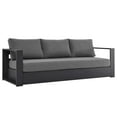 thumbnail image 1 of Modway Tahoe Outdoor Patio Powder-Coated Aluminum Sofa, 1 of 3