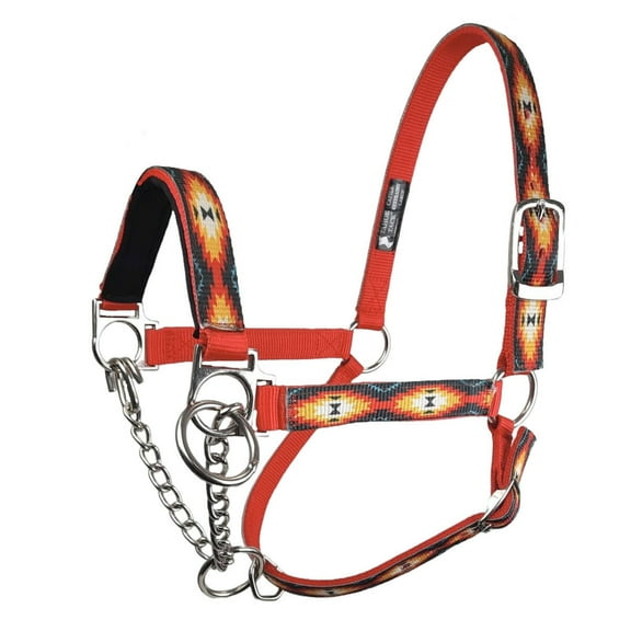 Tahoe Tack Nylon Overlay Cattle Restraint Halter with Padded Noseband and 6 Month Warranty