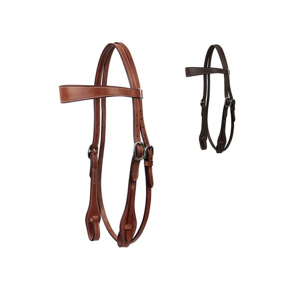 Tahoe Tack Quick Change Bit Leather Western Browband Headstall
