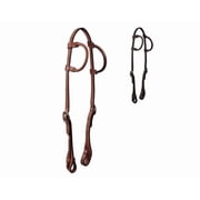 Tahoe Tack Quick Change Bit Leather Western Double Ear Headstall