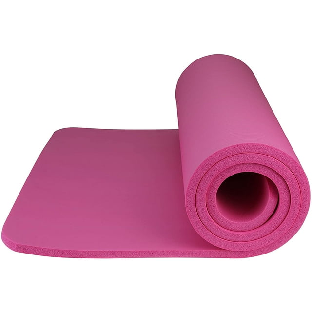 Tahoe Trails Non Slip Thick Yoga Mat 1/2 Inch Thick with Carrying Strap
