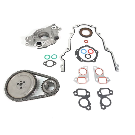Tahsixed New Timing Chain + M295 Oil Pump + Gasket For Chevrolet GM 4.8L 5.3L 6.0L LS1 LS2 LS