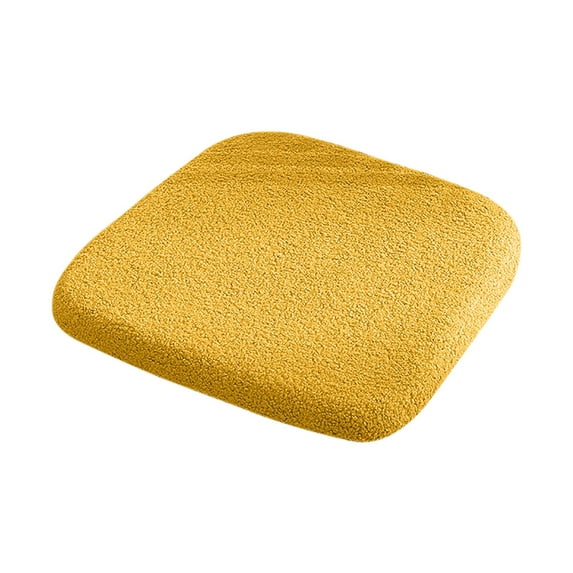 Tahtuvzn 13x13" Foam Seat Cushion Office Chair Classroom Thick Fart, Home Gifts, Yellow