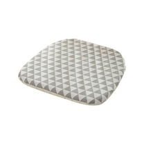 Tahtuvzn 15" 60%Cotton,40%Linen And Linen Horseshoe Shaped Cushion Chair Pads Household Foolproof Kitchen Dining Living Room Bedroom Floor Cushions, Gifts for Friend, Gray