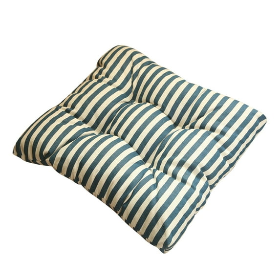 Tahtuvzn 15x15" Cloth Chair Cushion Office Thickened with Strap Breathable Fabric Butt, Gifts for Family