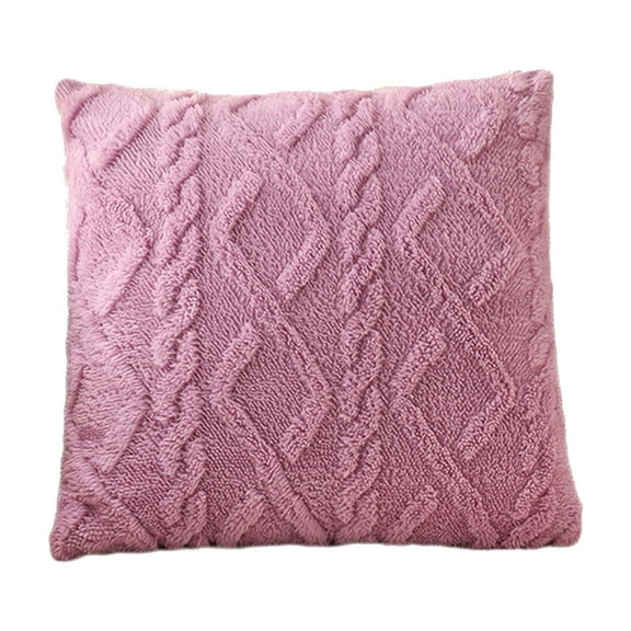 Tahtuvzn 15x15" Cotton Cases Summer Throw Pillows Home Decor for Living Room Bedroom Bed Cushion Outdoor, Gifts for Her, Purple