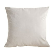 Tahtuvzn 15x15" Modern Light Wind Pillow Set Installed Living Room Sofa Cushion Solid Colour Chair Large Backrest Office Lumbar, Gifts for Family, White