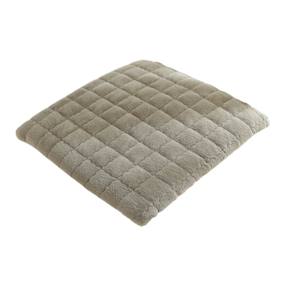Tahtuvzn 15x15" Seat Cushion Chair Cushions Thicken Soft Pad Winter Warm Office Sit Mat Feelers Stool, Gifts for Yourself, Gray