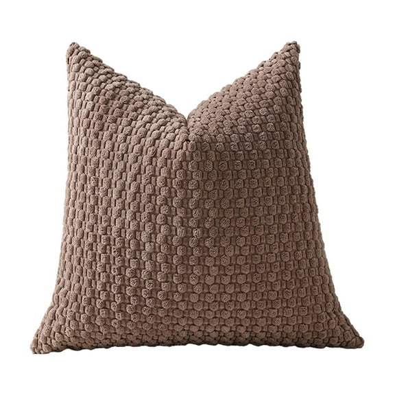 Tahtuvzn 17x17" 98%Cotton,2%Spandex Soft Weave Pillowcases Standard Size Breathable Face Friendly Pillow Shams Decorative Case Covers, Gifts for Family