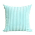 thumbnail image 1 of Tahtuvzn 17x17" 98%Cotton,2%Spandex Soft Weave Pillowcases Standard Size Breathable-Friendly Pillow Shams Decorative Case Covers, Home Gifts, Blue, 1 of 8