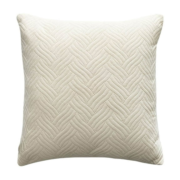 Tahtuvzn 17x17" Decorative Pillow Covers for Living Room Couch Bed Sofa Stylish Home Decor Soft Cushion, Gifts for Mom, White