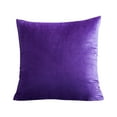 thumbnail image 1 of Tahtuvzn 17x17" Short Pillowcase Bohemian Solid Color Decorative Textured Throw Decor Sofa Bedroom Holiday Gift, Home Gifts, Purple, 1 of 5