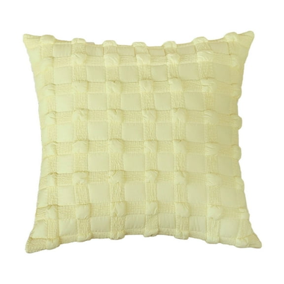 Tahtuvzn 17x17" Summer Small Cushion Pillow Sofa Cute Hotel Decoration, Gifts for Mom, Yellow