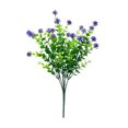 thumbnail image 1 of Tahtuvzn 2pcs 13.39" Simulation Eucalyptuss Tea Flowers Plastic Flower Bouquet Outdoor Holiday Decoration Home Garden, Plastic, Blue, Gifts for Mom, 1 of 6