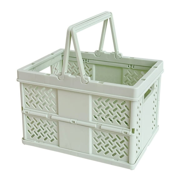 Tahtuvzn School ABS Storage Basket, Portable, Green