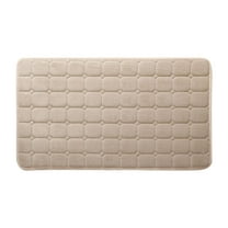 Tahtuvzn Absorbent Soft Memory Foam Mat Bath Bathroom Bedroom Floor Shower Rug Decor