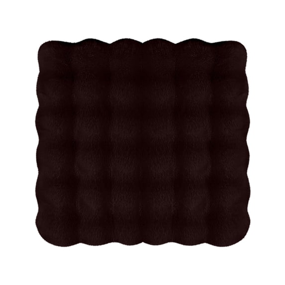 Tahtuvzn Auto Parts Car Seat Cushion Winter Thickened Piece Short 17.7x17.7", Home Gift