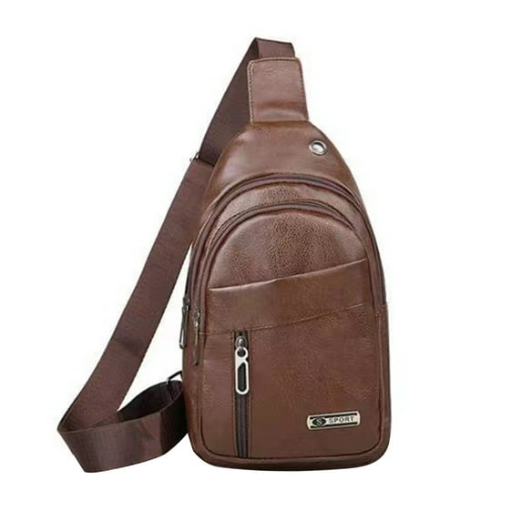 Tahtuvzn Bags for Women Clearance! Sling Bag for Men Women Shoulder Backpack Chest Bags Crossbody Daypack with Earphone Hole for Hiking Camping Outdoor Trip, Gifts for family