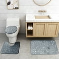 thumbnail image 1 of Tahtuvzn Basic 3 Piece Bath Rug Set, Rug, ContourMat, Lid, 1 of 5