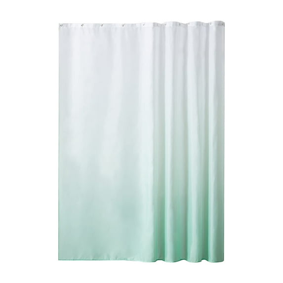Tahtuvzn School Bathroom Accessories Gradient Digital Printed Shower Curtain Polyester Thickened Bath Cover Color Curtain, Gifts for Family