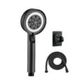 thumbnail image 1 of Tahtuvzn Bathroom Accessories Clearance! Shower High Pressure Handheld Showerhead Hard Water High Pressure Spray Modes Handheld Shower for Home Gym Senior Hotel Bath with Water Pipe Base, 1 of 6